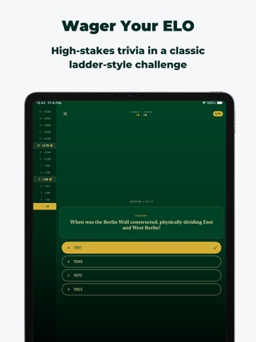 Quiz Trainer iPad screenshot