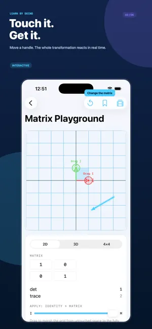 Linear Algebra : MatrixViz screenshot 4