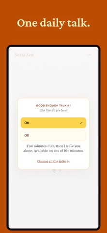 Sorta Zen - Meditation Timer Screenshot 2 of 7