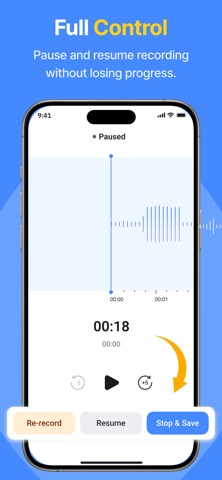 VoiceNotePro App screenshot