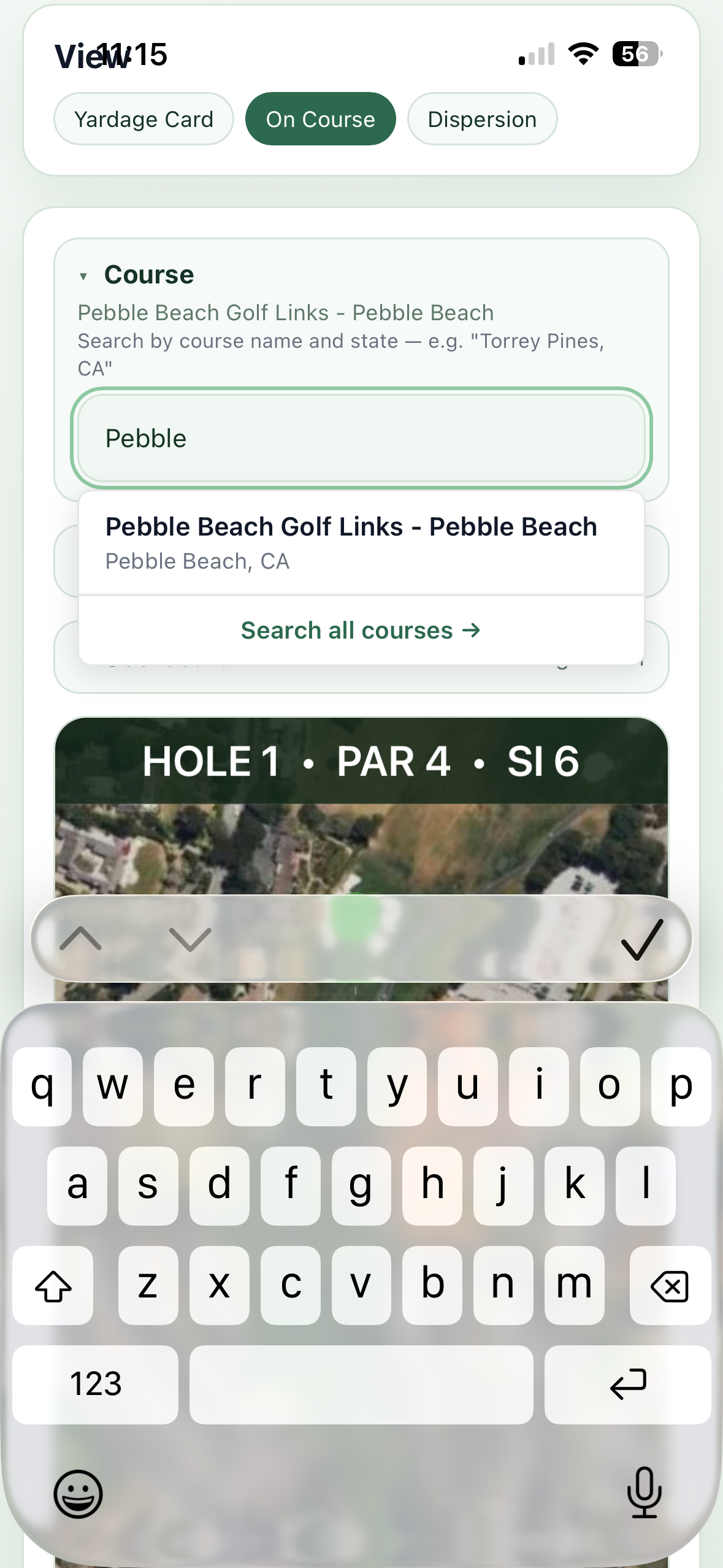 MyCaddie Golf screenshot 4