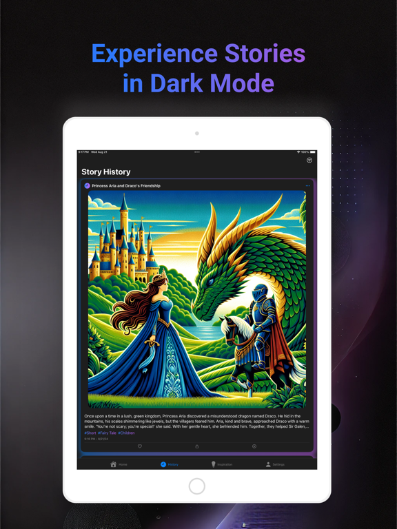 AI Story Generator: AI Writer iPad screenshot 5 - Book app