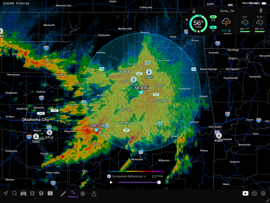 MyRadar Accurate Weather Radar iPad screenshot 9 - Weather app