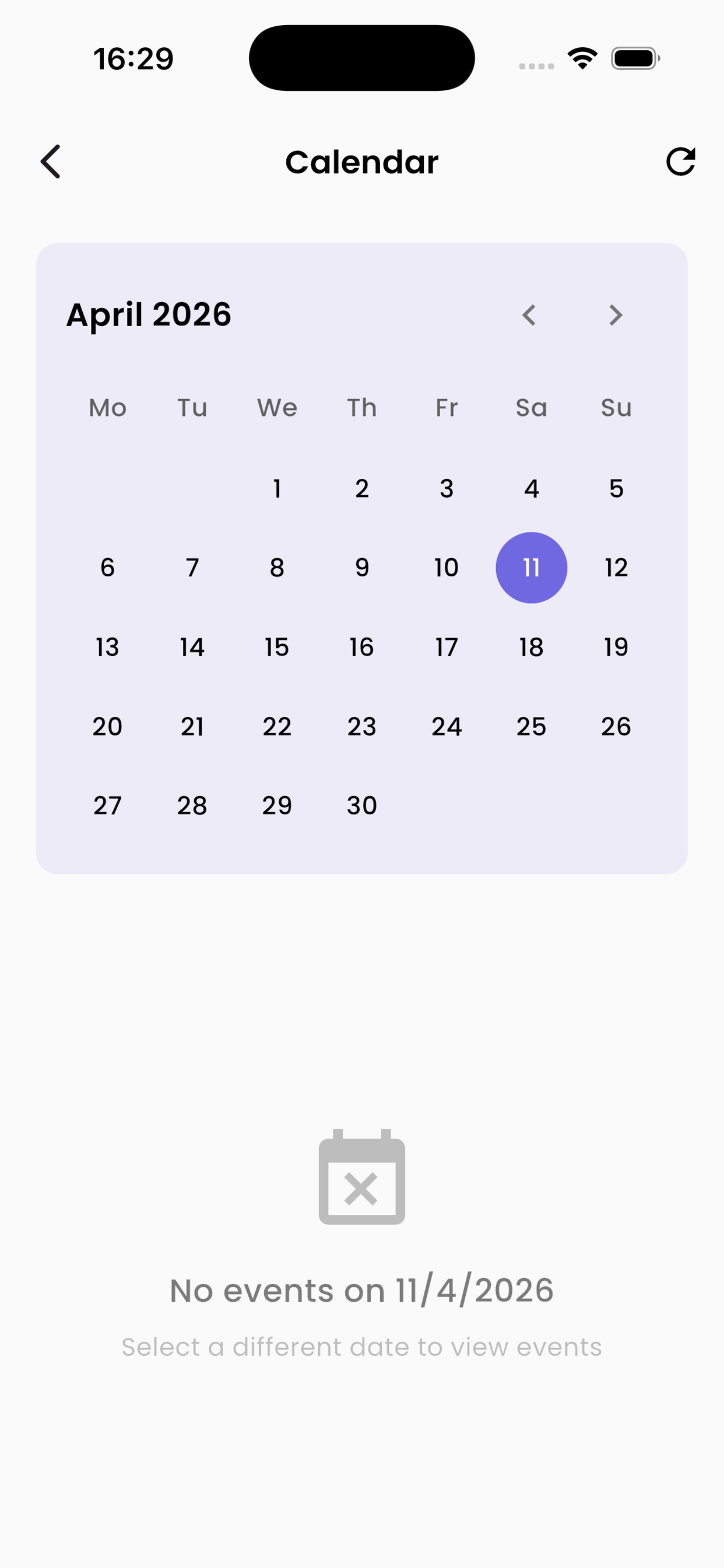 My wevent screenshot 4