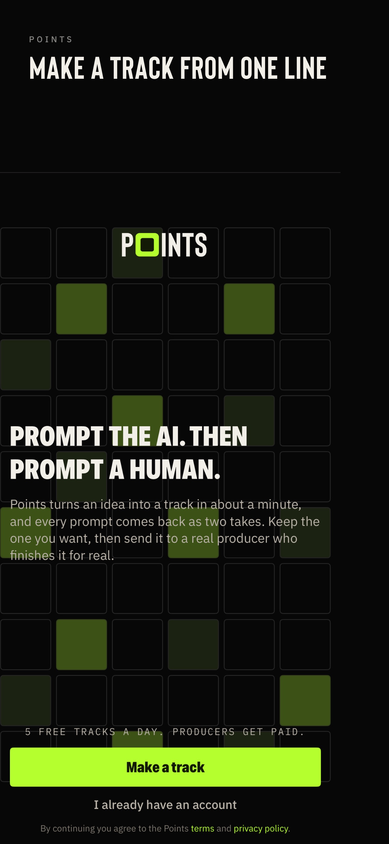 Screenshot 1 of Points by Affirmi