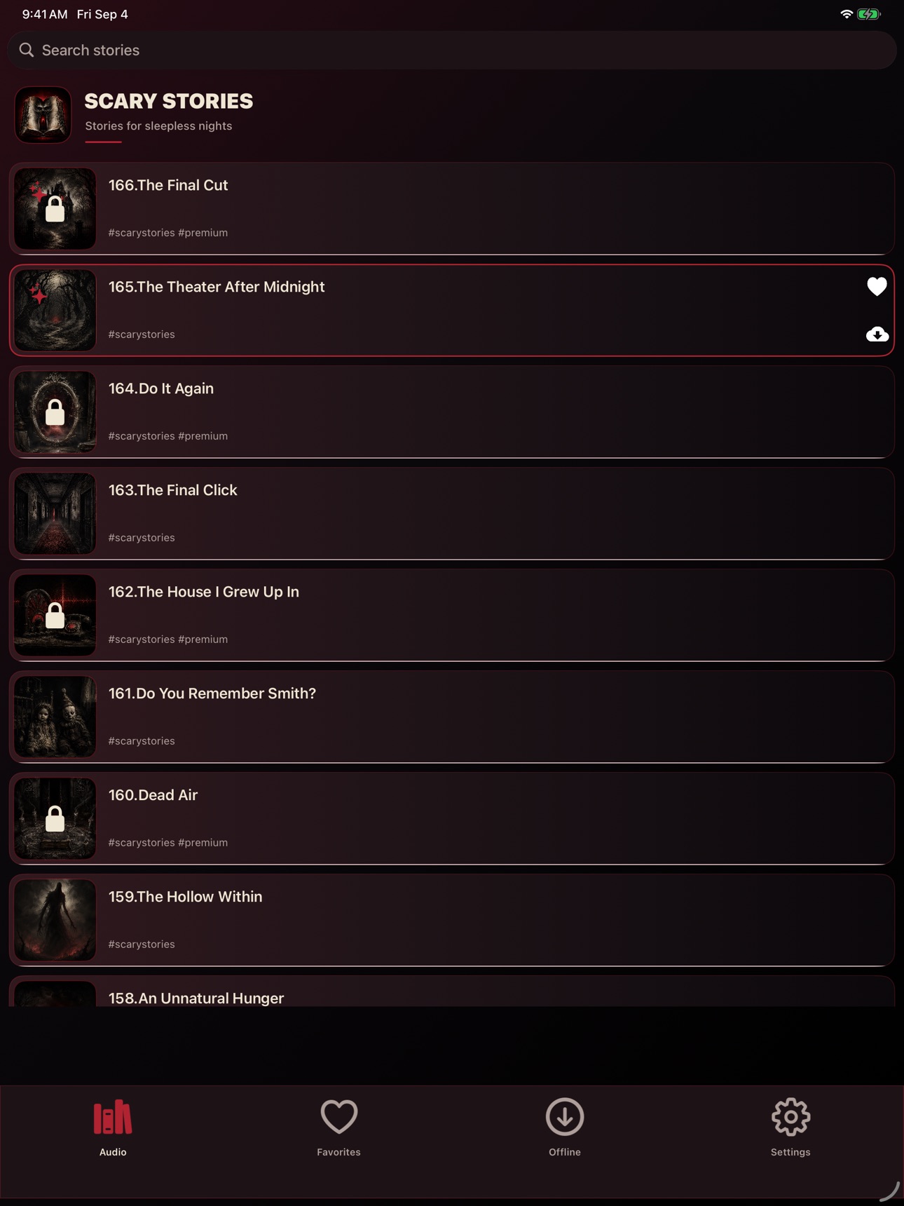 Screenshot 6 of Scary Stories: Horror Audio