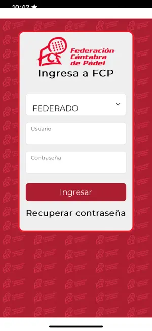 Federación Cantabra de Padel screenshot 1