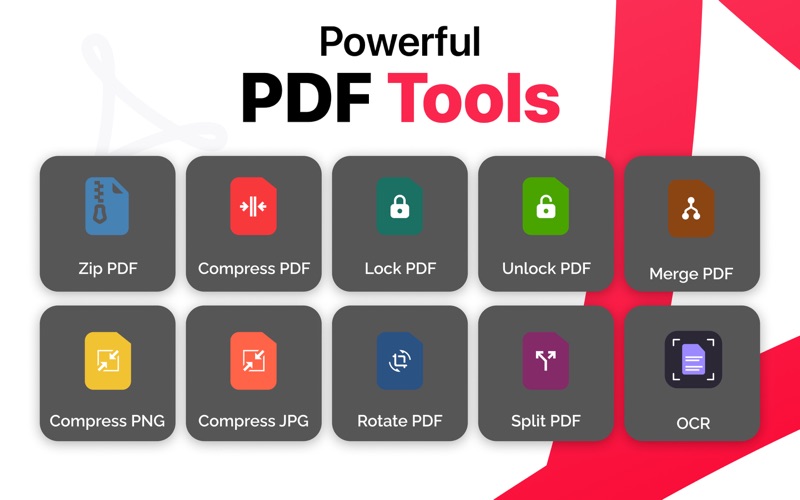 PDF Reader App Convert & Edit iPhone screenshot