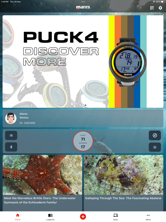 Mares App iPad screenshot 1 - Sports app