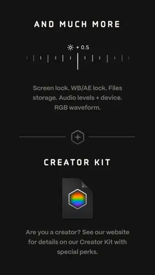 Captura de pantalla de Kino - Cámara De Vídeo Pro en iPhone 6