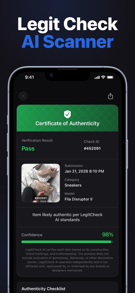 Legit Check: AI Fake Detector - Utilities App | MWM