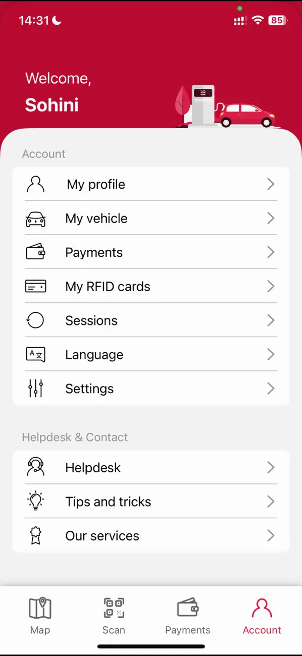 Screenshot #3 pour EZO Charging