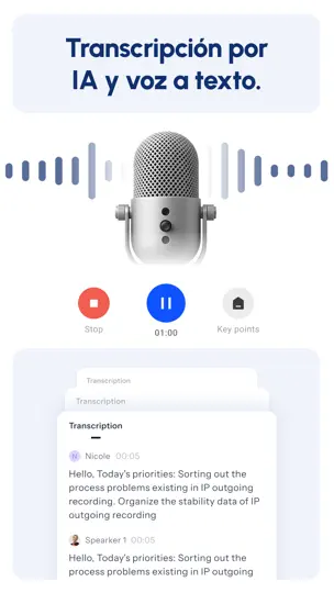 Captura de pantalla de Owll: Grabadora IA & Asistente en iPhone 2
