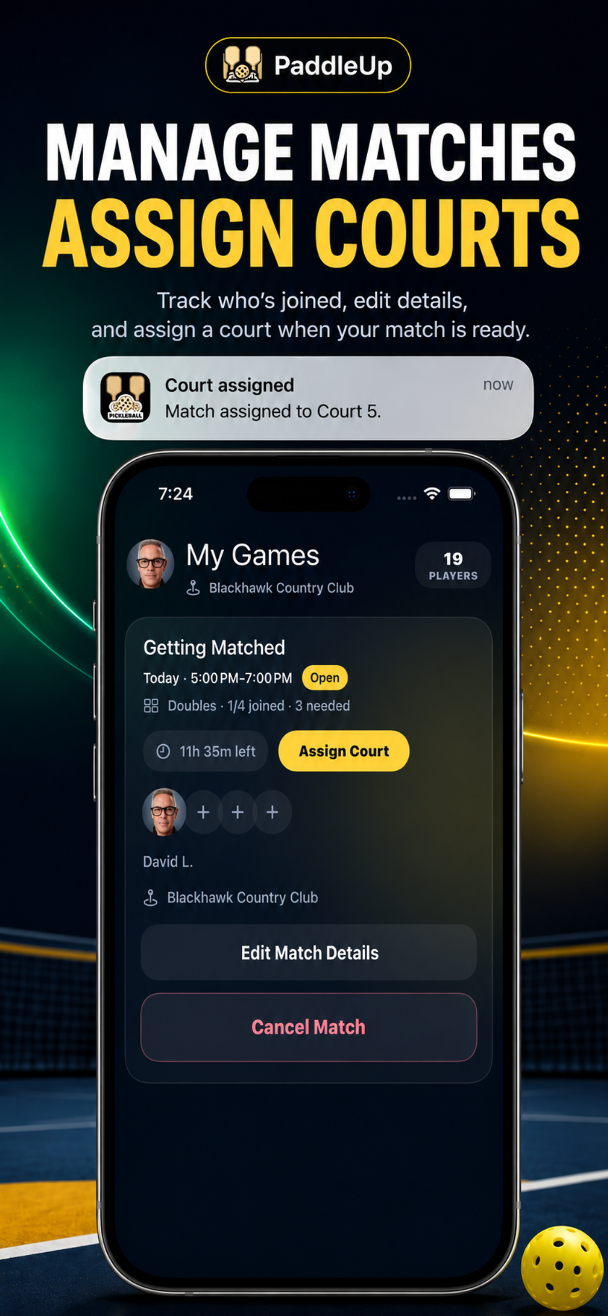 PaddleUp Match Maker screenshot 4