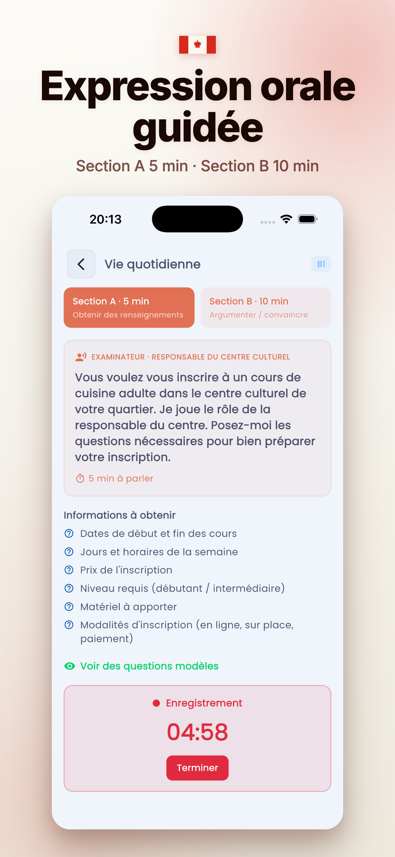 Mon Examen TEF 2026 screenshot 4
