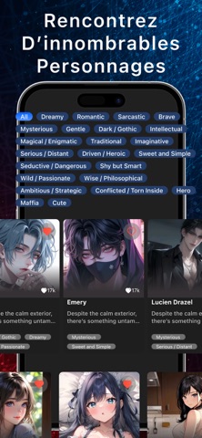 Char.AI: Chat with AI iPhone screenshot 2