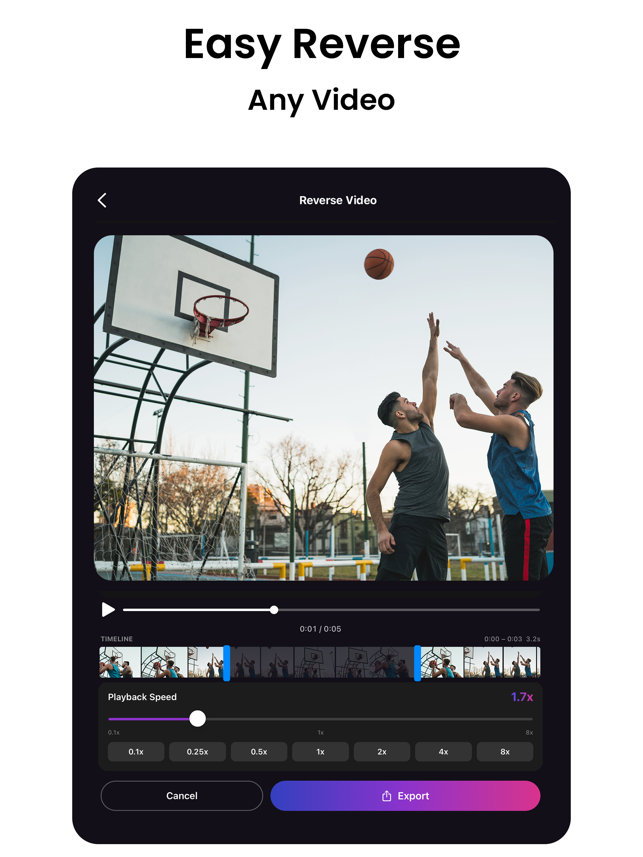 Slow Motion Video Slomo Editor
