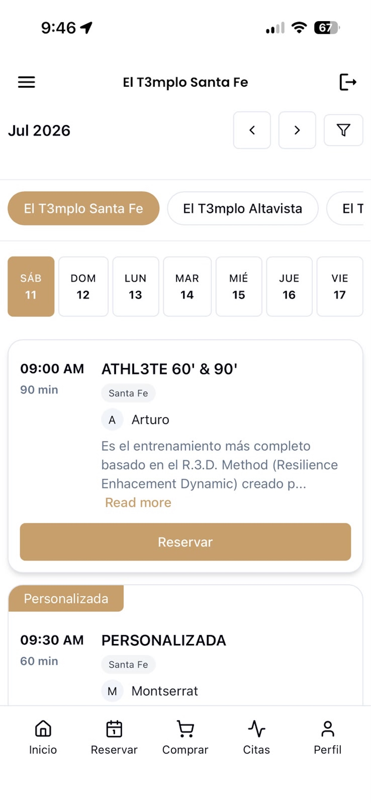 EL T3MPLO APP screenshot 4