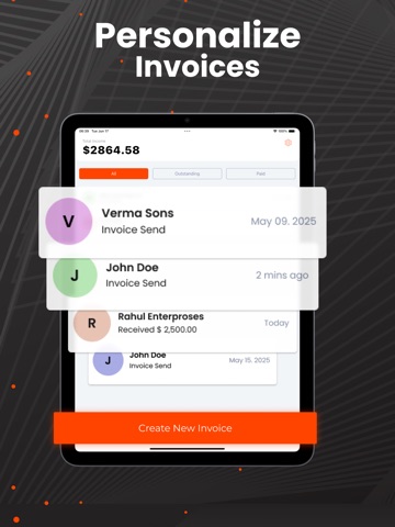 Invoice Maker - Easy creation iPad screenshot