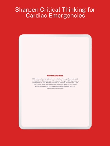 CMC Prep: Cardiac Medicine iPad screenshot