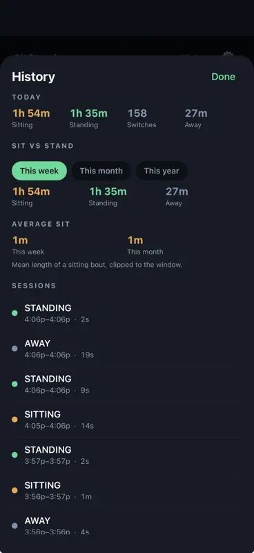 Sit - Stand screenshot 6 of 9