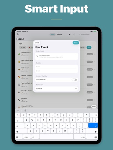 Last Time I: Simple Habit Log iPad screenshot