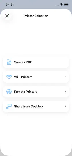 PrintHand Mobile Print iPhone Ekran Görüntüsü 3