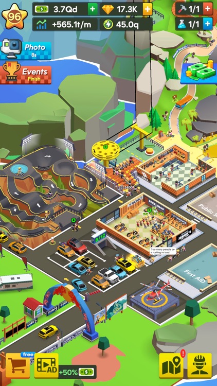 Mountain Bike Park-Tycoon Game