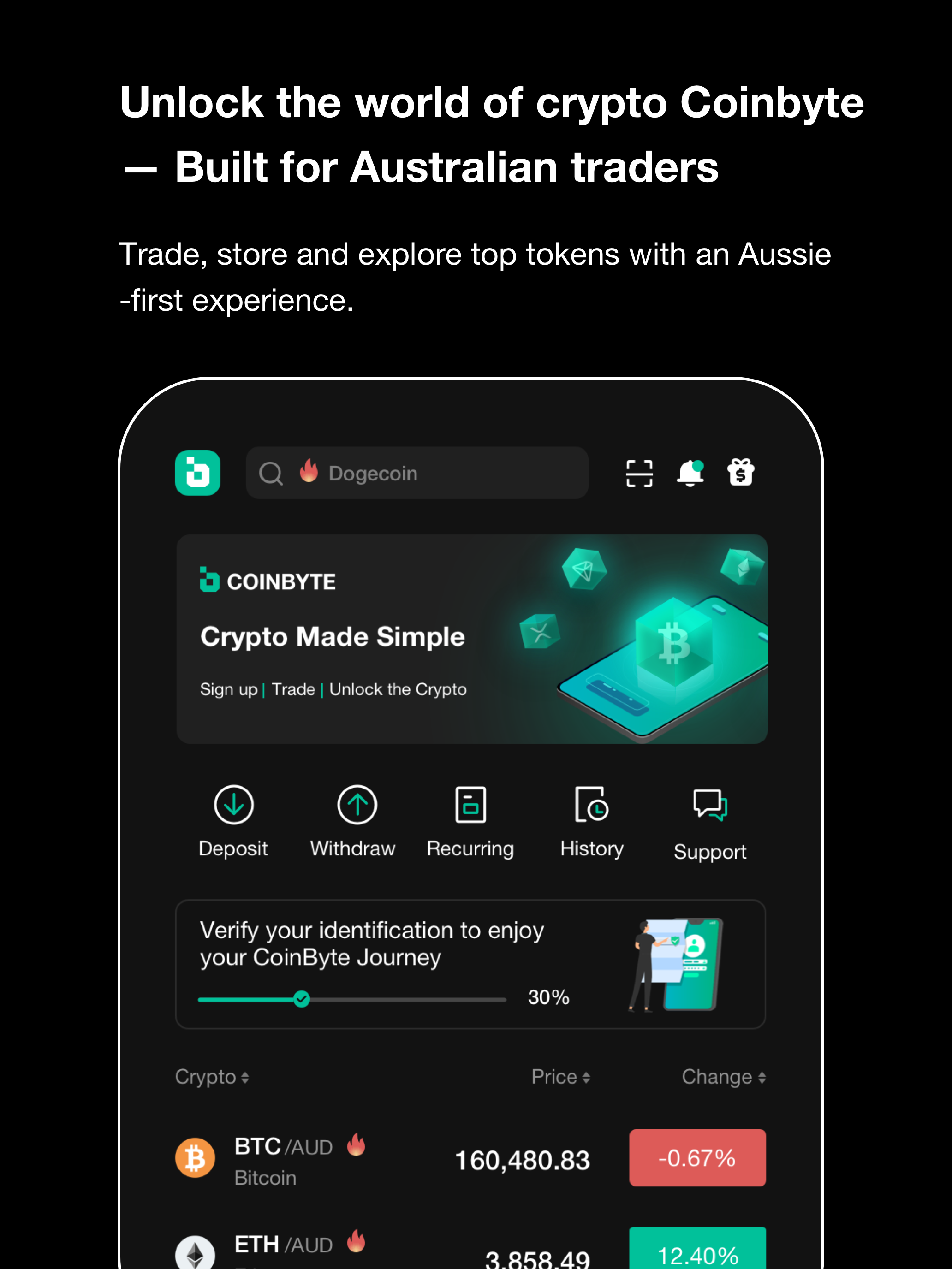 Coinbyte: Buy Bitcoin & Crypto