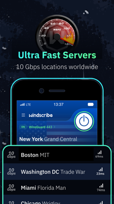 VPN Windscribe: Fast & Secure screenshot 5