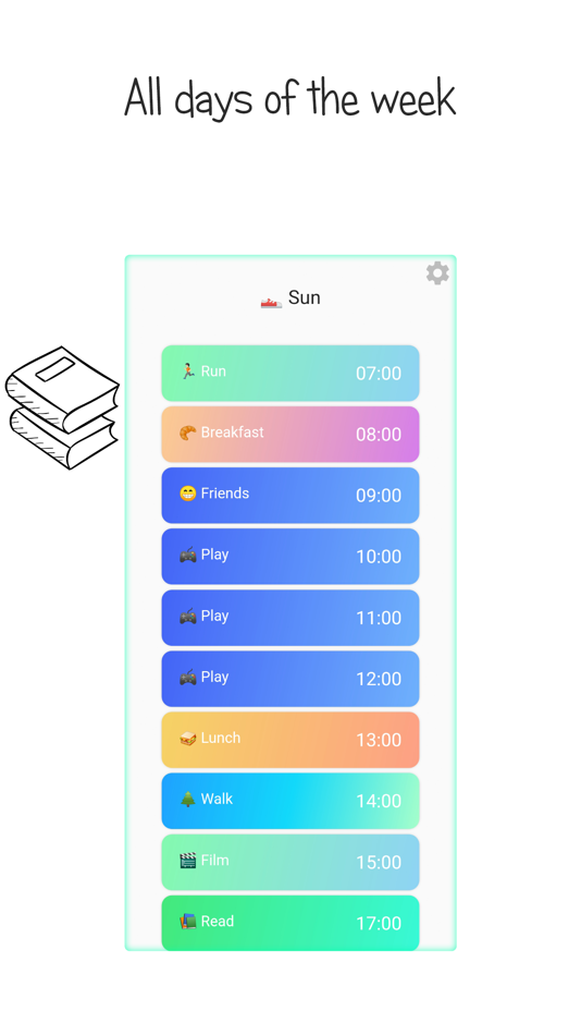 #5. Daily Routine Weekly Organizer (iOS) By: Abdelwadoud Hakimi