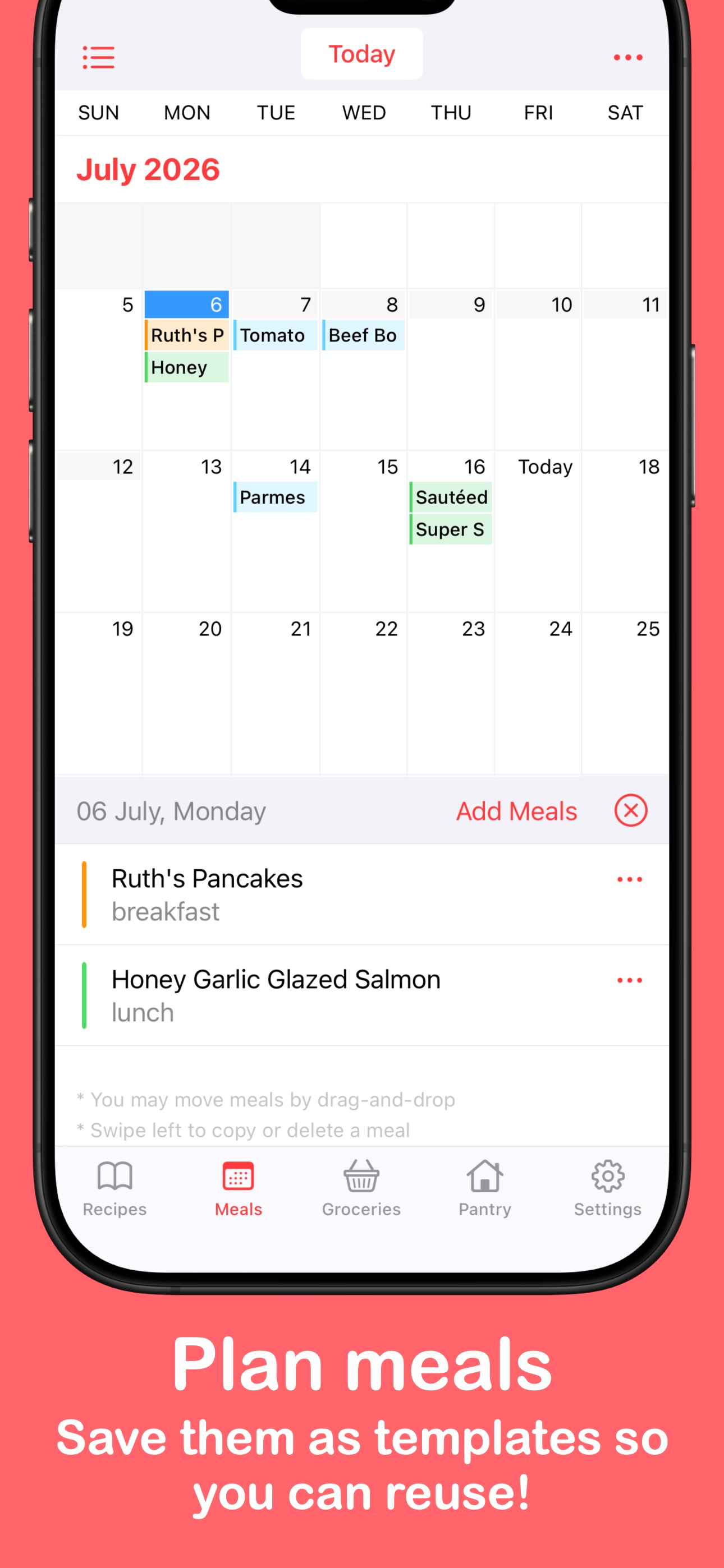 MealBoard - Meal Planner screenshot 2
