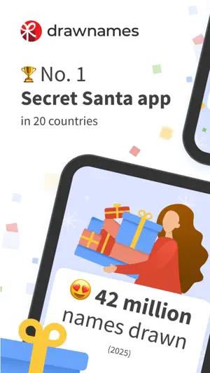 drawnames | Secret Santa app screenshot 1