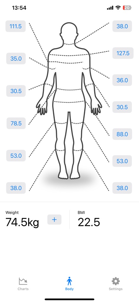 Body Measurements Pro - Health & Fitness App | MWM