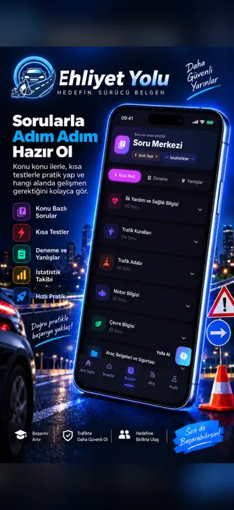Ehliyet Yolu: Ehliyet Soruları screenshot 3