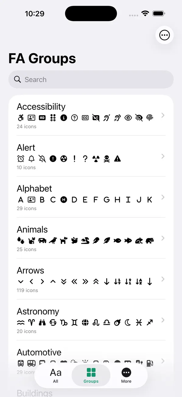 Screenshot #3 pour Font Awesome Cheat Sheet