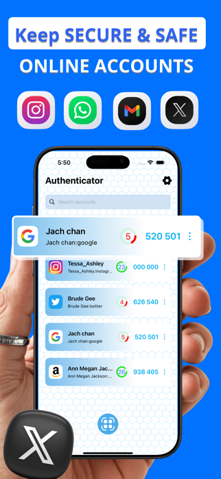 Authenticator ° - 2FA,MFA, OTP Screenshot 2 of 4