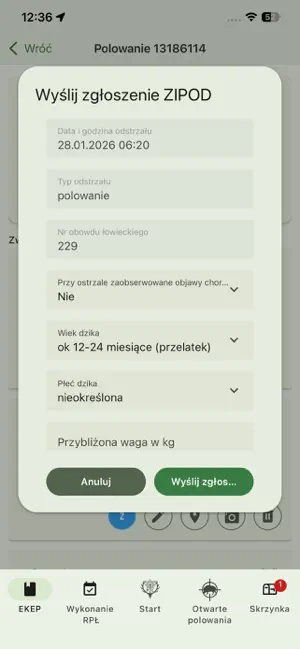System Kół Łowieckich PZŁ 2.0 screenshot 2