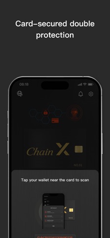 ChainX Vault: Bitcoin Wallet iPhone screenshot