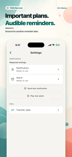 TODO Reminder: Tasks & Alarms screenshot 3