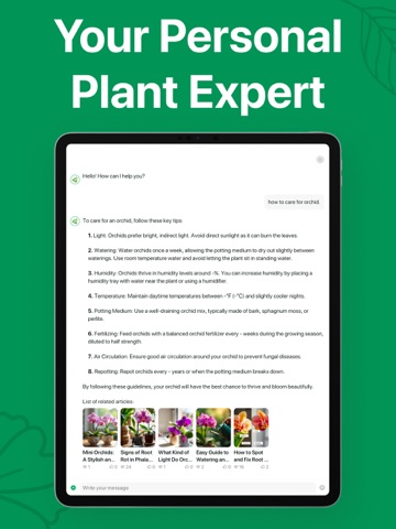 Plant ID - AI Identify Plants iPad screenshot