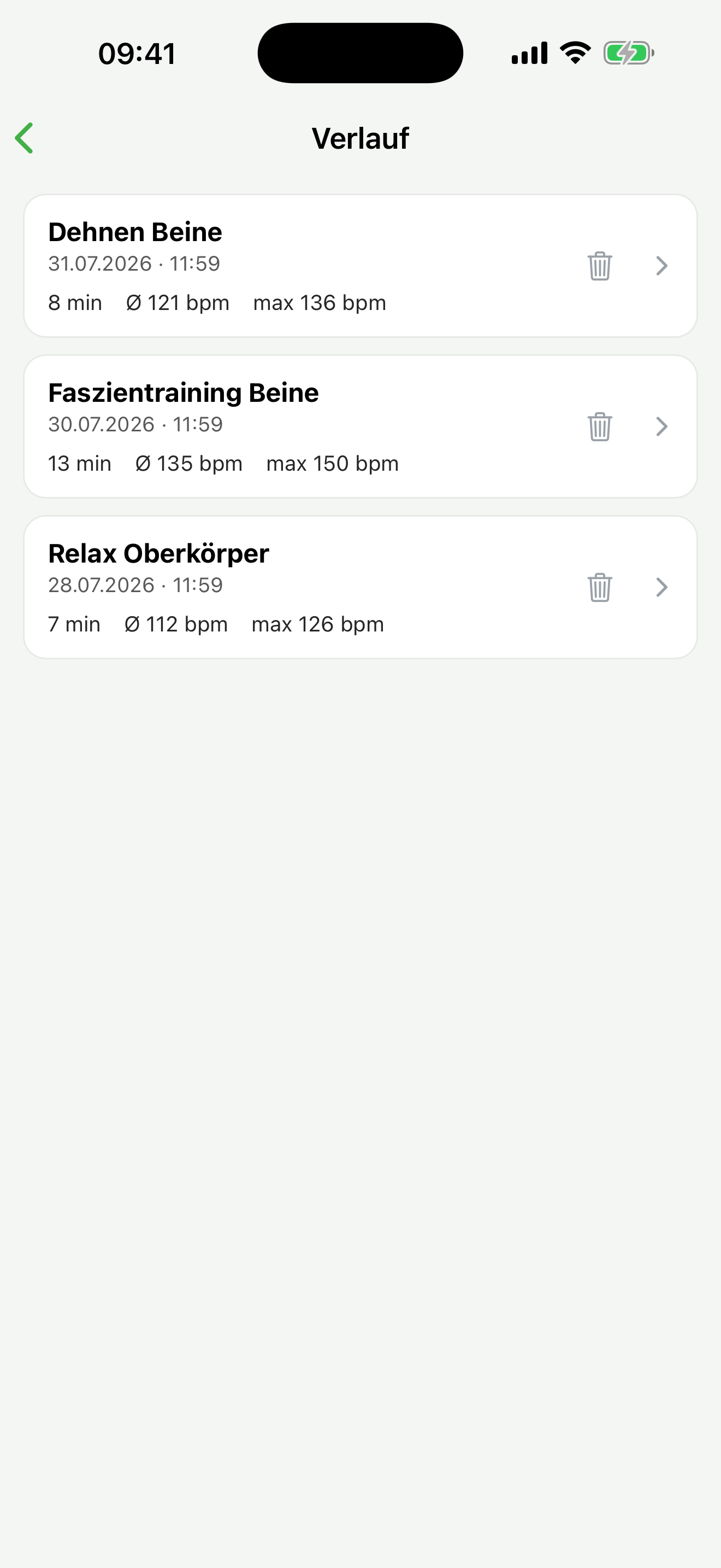 Cardiorelax screenshot 2