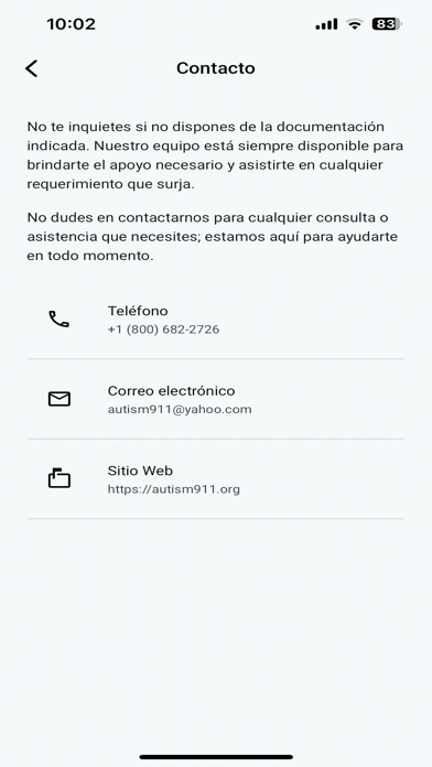Autism 911 HelpLine iPhone screenshot 7 - Medical app