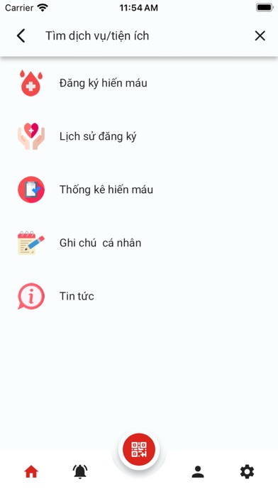 Hiến máu Bình Dương Screenshot