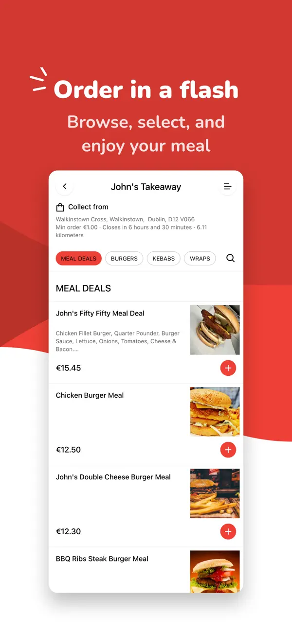 Screenshot #1 pour Johns Takeaway Walkinstown