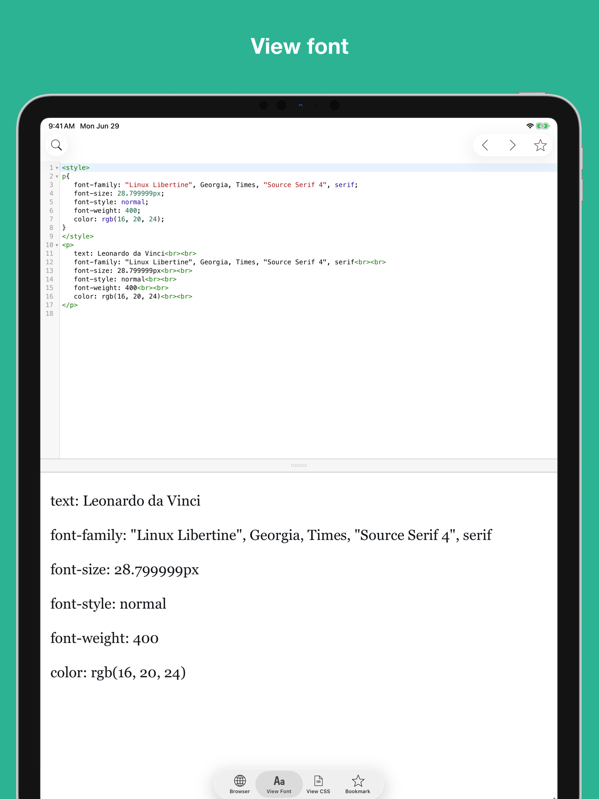 Font Inspector - find fonts screenshot 10