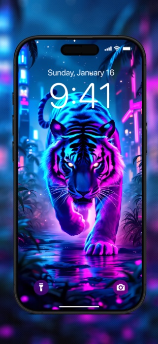 Neon Animals Wallpapers Screenshot 2 of 6