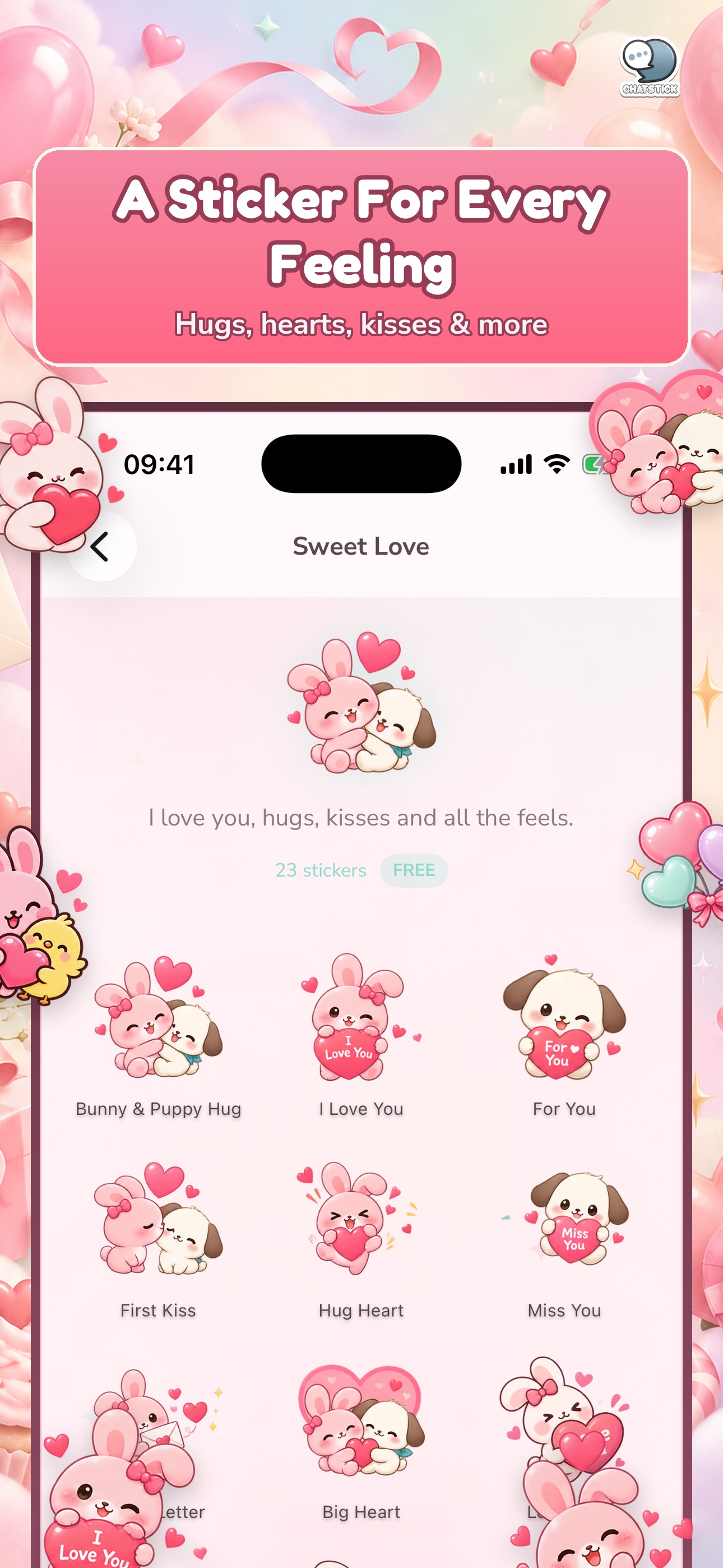 Screenshot 2 of Sweet Love Stickers Emojis