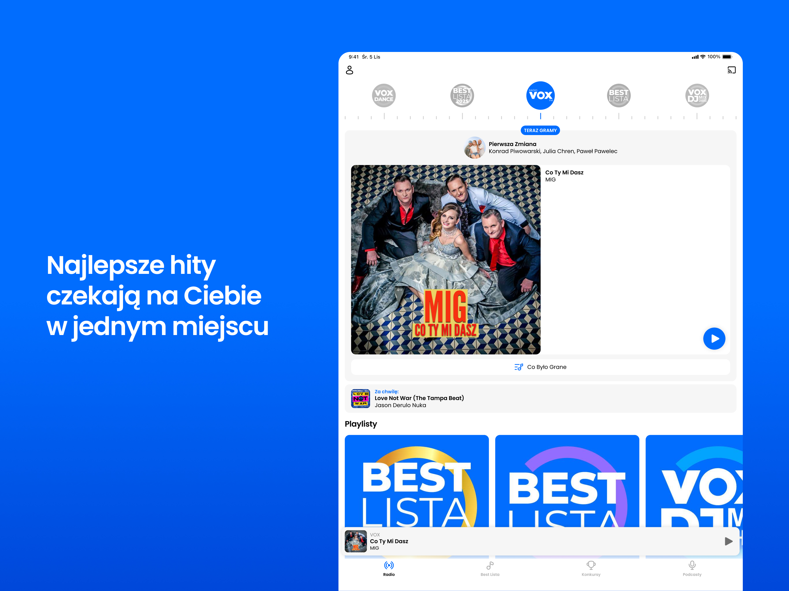 VOX FM - radio internetowe