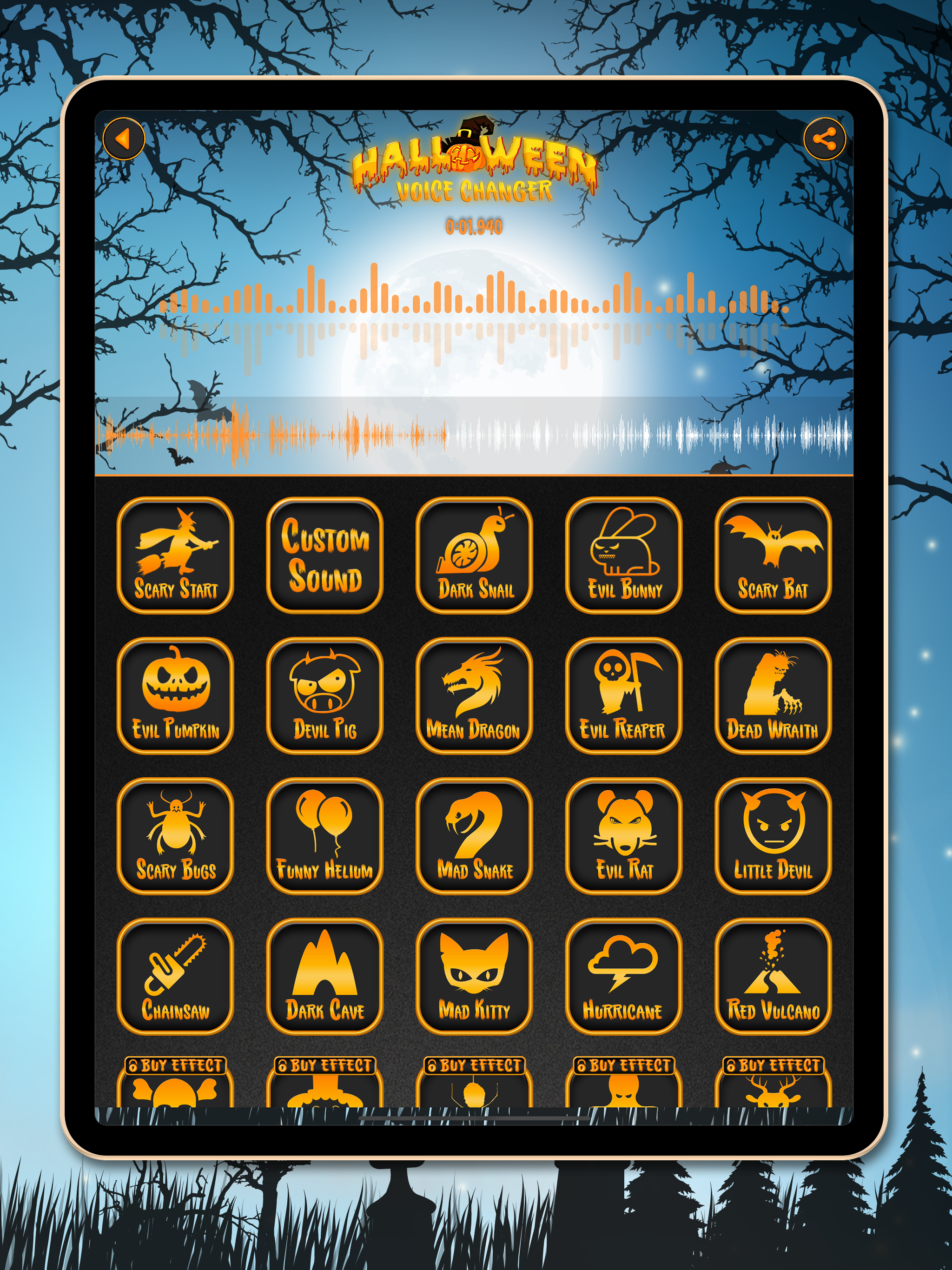 Halloween Voice Changer HQ screenshot 12